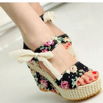 W-fish head high heel sandal - ValasMall