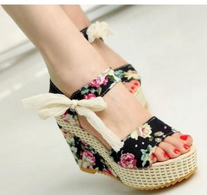 W-fish head high heel sandal - ValasMall
