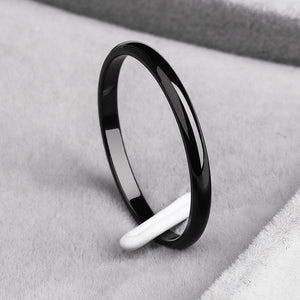 Titanium Smooth Stylist Ring - ValasMall