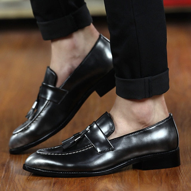 M-best leather loafer shoe - ValasMall