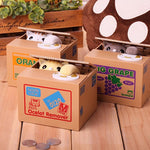 Automatic Money Box Combo [Panda+Cat] - ValasMall